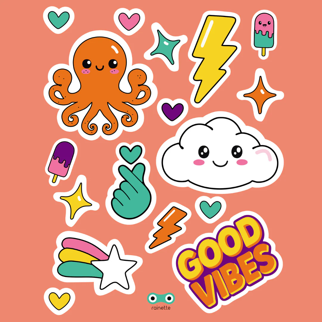 Stickers réfléchissants | Good Vibes - Image 3